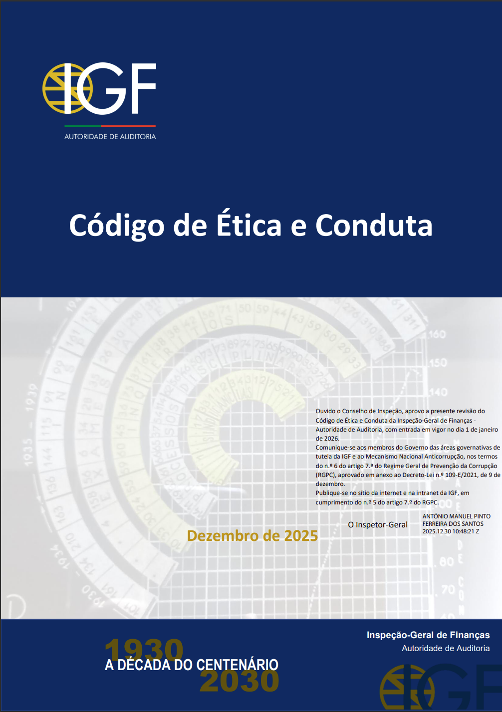 Código de Ética e Conduta da IGF