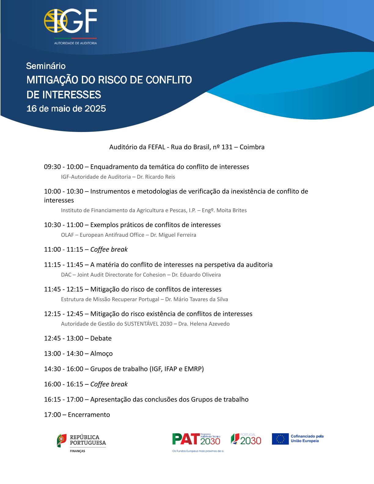 Programa do Seminário