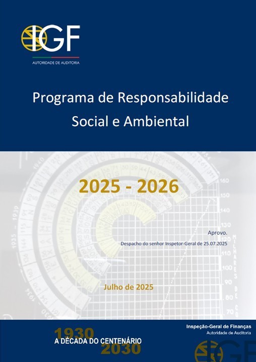 Capa do Programa Responsabilidade Social e Ambiental 2025-2026