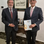 O Inspetor geral e o Embaixador de Portugal na Guiné Equatorial