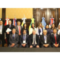 Foto dos participantes na reunião
